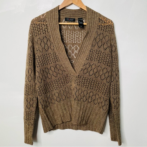✨ Vintage Axcess by Liz Claiborne Open Knit Sweater - Picture 3 of 6